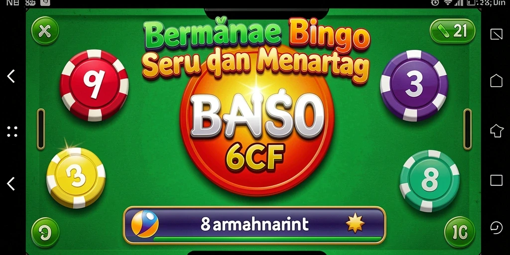 Screenshot utama 6CF menampilkan gameplay Bingo yang seru dan interaktif.