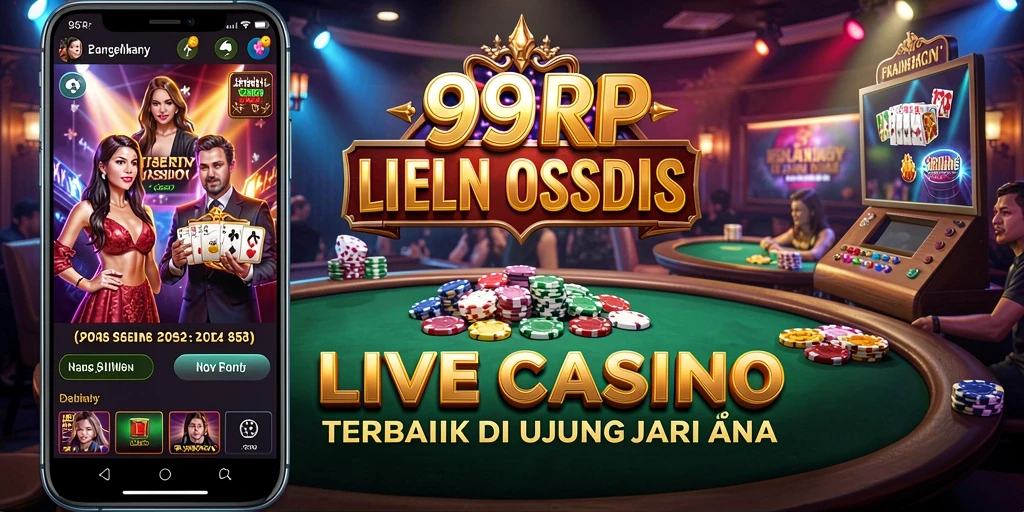 Screenshot gameplay Live Casino yang mendebarkan dengan dealer langsung.