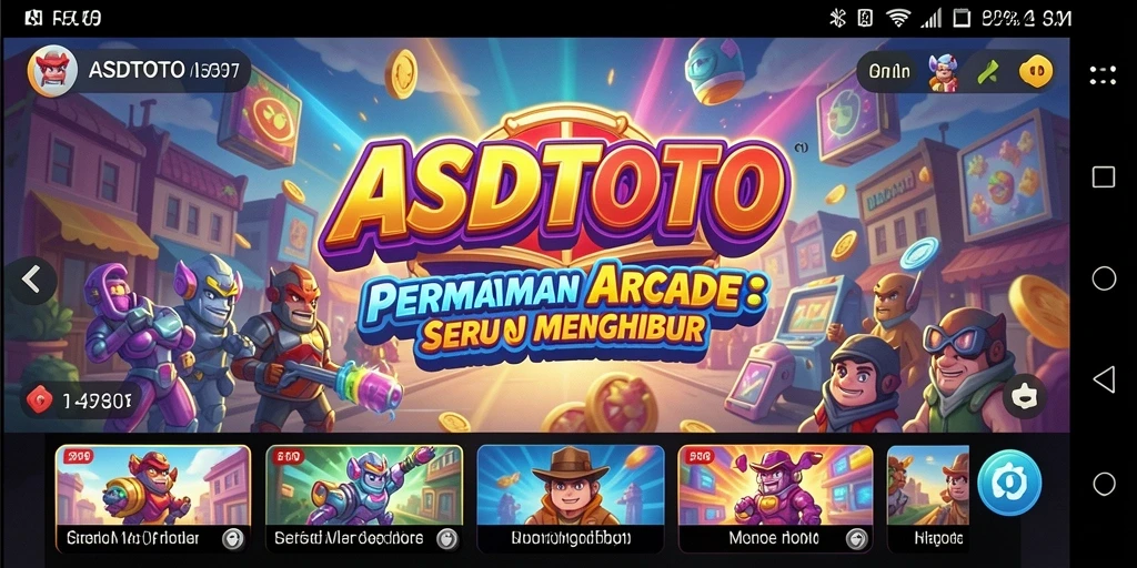 Screenshot ASDTOTO menampilkan gameplay arcade yang seru dan menarik.