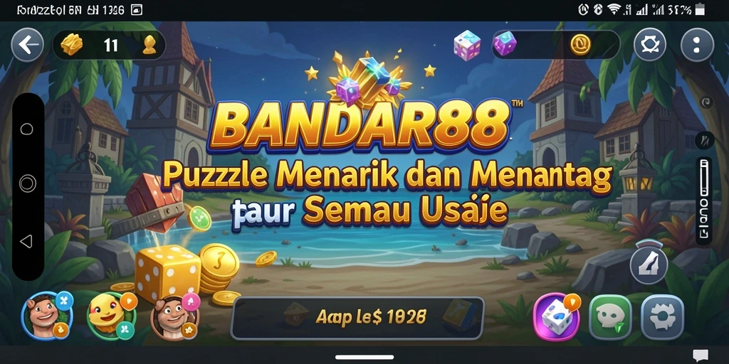 Tampilan gameplay BANDAR88 dengan berbagai teka-teki menarik.