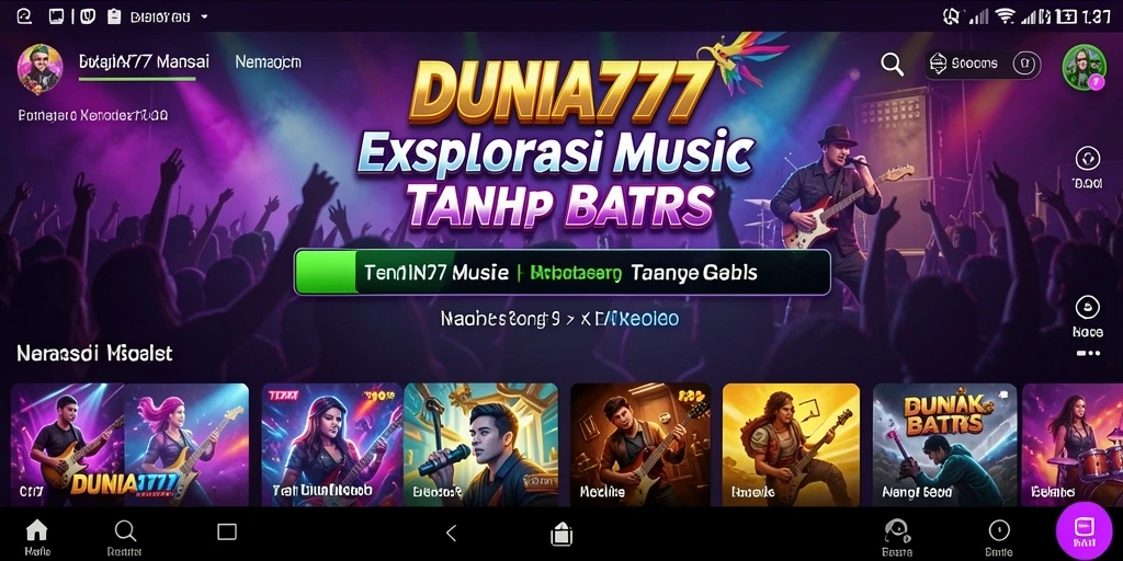 Tampilan gameplay DUNIA777 yang penuh warna dan interaktif.