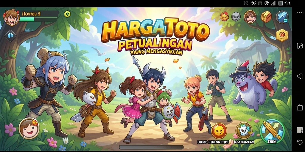 Gameplay HARGATOTO menampilkan karakter anime dalam pertarungan yang seru.
