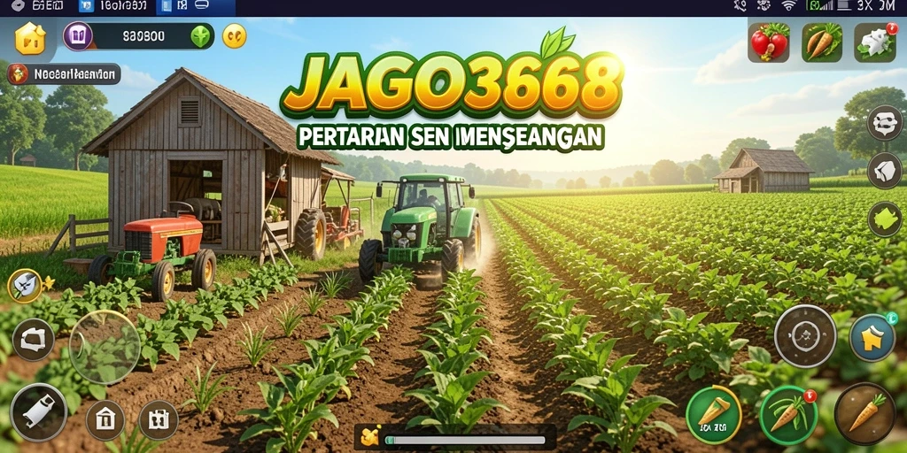 Tampilan screenshot gameplay JAGO368 yang menampilkan proses bertani yang seru.