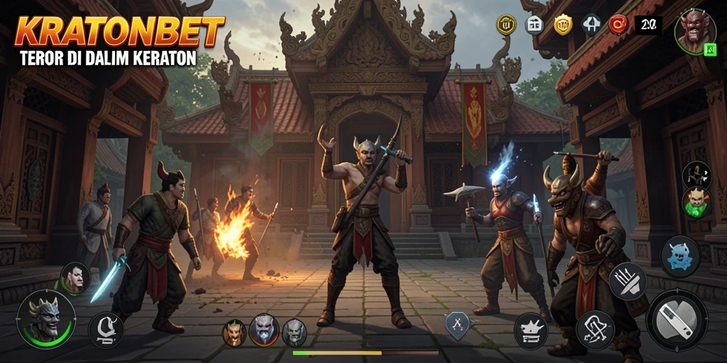 Gameplay KRATONBET yang menegangkan di dalam keraton tua.