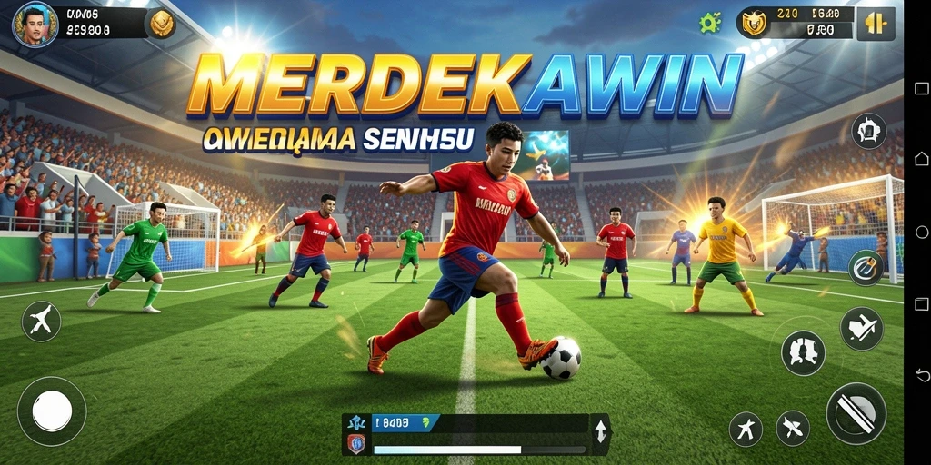 Tampilan gameplay seru dari MERDEKAWIN yang memikat.