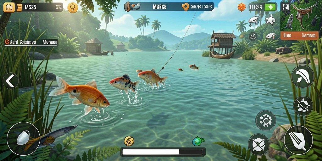 Tangkapan ikan yang mendebarkan dalam MG525, pengalaman fishing yang nyata.