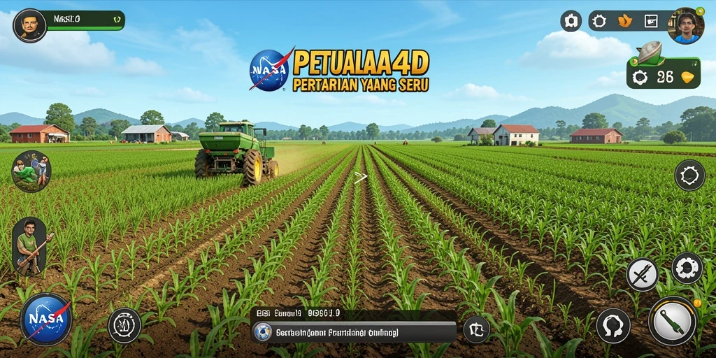 Tampilan gameplay menarik dalam <strong>NASA4D</strong> dengan aktivitas pertanian.