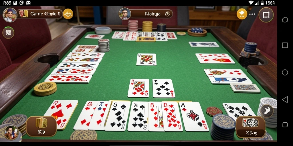 Tampilan gameplay seru di RR89 saat bermain Gaple.