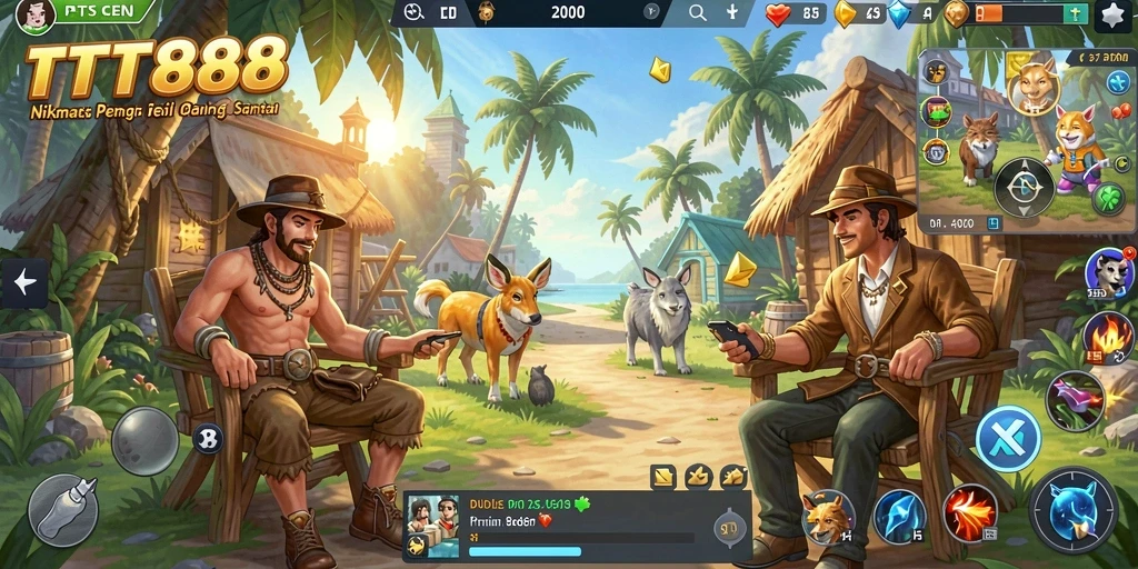 Screenshot dari gameplay TTT888 menunjukkan keseruan dan tantangan yang ringan.