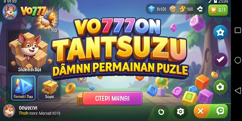 Tangkapan layar VO777 menampilkan gameplay seru teka-teki yang menantang.